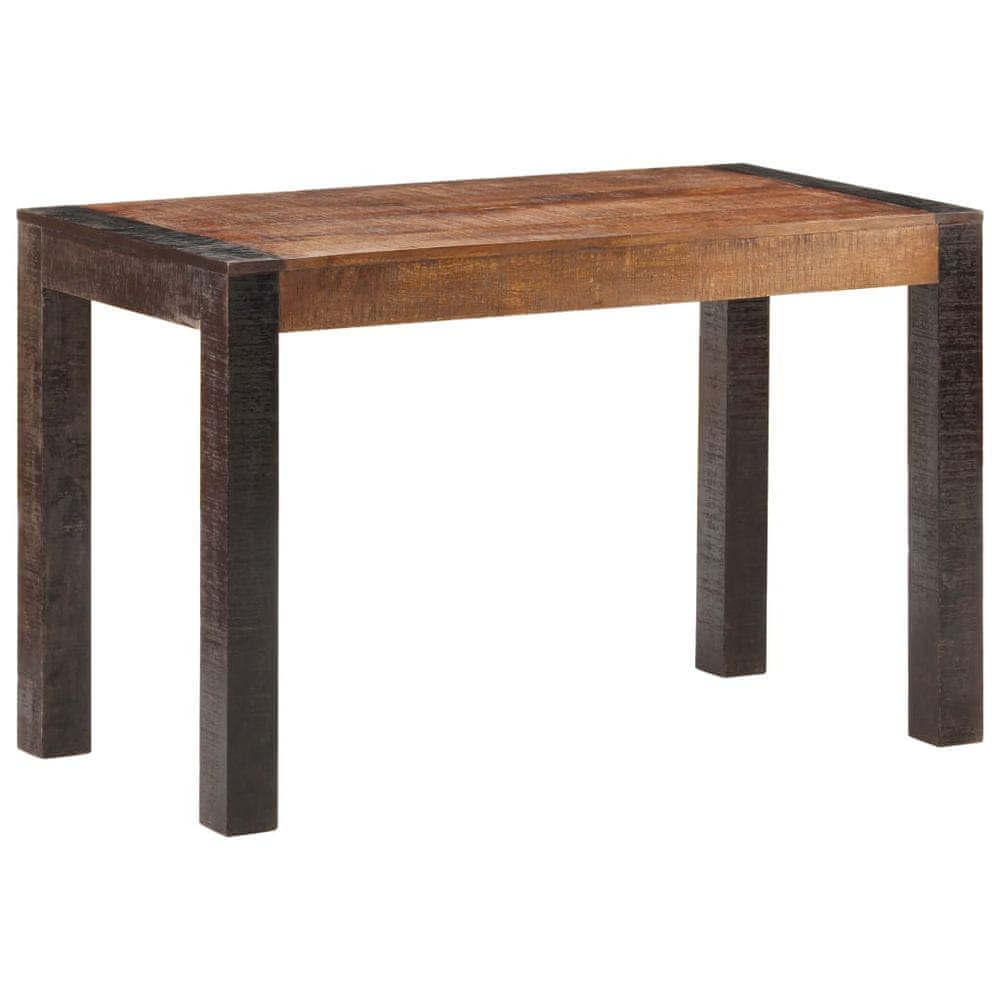 Vidaxl Jedálenský stôl 120x60x76 cm surový mangovníkový masív